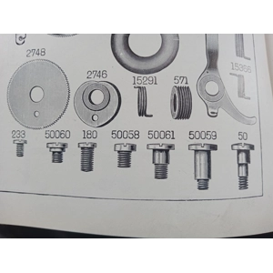 Bobbin winder frame hinge screw 99k etc