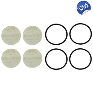 Replacement Batteries and O-rings for TPMS - set of 4