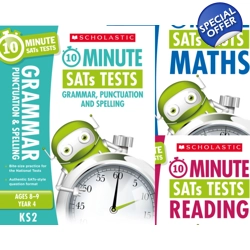 Year 4 SATs [3 Books] 10 Minute Tests. KS2 SATs ..