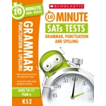 Year 6 SATs [3 Books] 10 Minute Tests. KS2 SATs English, GPS and Maths.