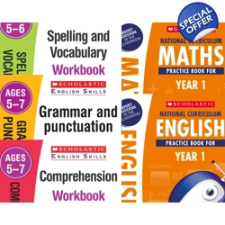 Year 1 Learning Pack [5 Books] KS1 SATs English ..