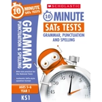 Year 1 SATs [3 Books] 10 Minute Tests. KS1 SATs English, GPS and Maths.