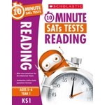 Year 1 SATs [3 Books] 10 Minute Tests. KS1 SATs English, GPS and Maths.