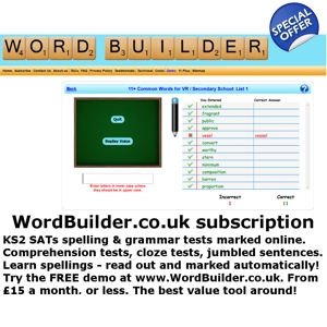 Years 2 to 6. WordBuilder.co..