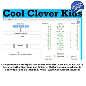Years 1 to 6 CoolCleverKids...