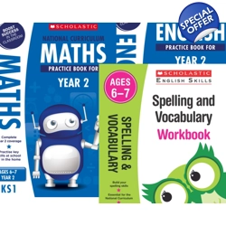 Year 2  Learning Pack [3 Books] KS1 SATs English and Maths..