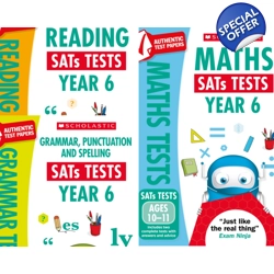 Year 6 Mock Pack [3 Books] KS2 SATs Practice Tests for Eng..