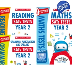 Year 2 Mock Pack [3 Books] KS1 SATs Practice Tes..