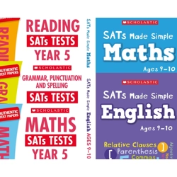 Year 5 Exam Pack [5 Books] KS2 SATs Revison Guid..