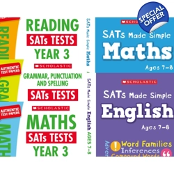 Year 3 Exam Pack [5 Books] KS2 SAT Revision Guid..