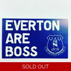 100 Everton Are Boss Stickers