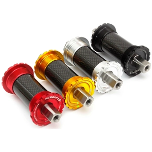 Lightweight Titanium + Carbon Bottom Bracket for BROMPTON