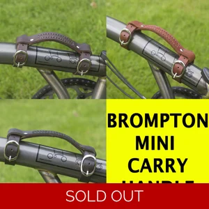 Leather Mini Carry Handle For BROMPTON