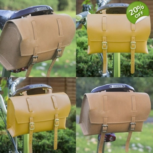 Large Tool Bag TAN Leather / Suede