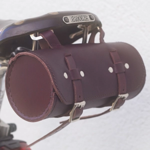 Roll Round Bag in Cherry