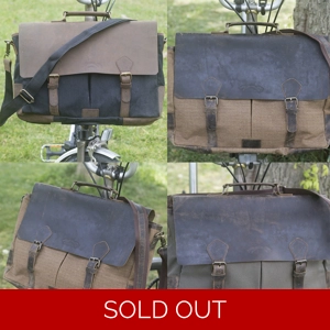 BROMPTON Leather+Canvas S Messenger Bag