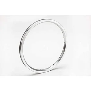 Brompton 16 x 1 3/8, 349 Angle Drilled Double Wall Rim - Silver - 28 Hole