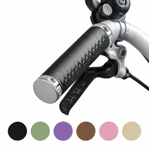 Eco Leather Grips M/H/S type Handlebar for BROMPTON