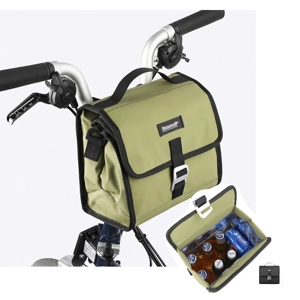 Insulated Cool Lunch Handlebar Bag for Brompton Dahon Birdy
