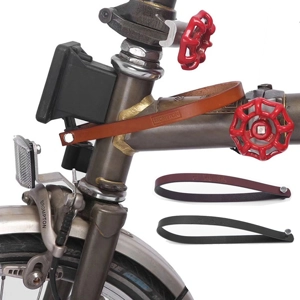 Quick Release Luggage Leather Strap for BROMPTON