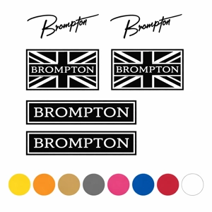 Vinyl Sticker Set for Brompton A P T C G line Brompton Electric