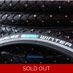 2 x Schwalbe Marathon Winter 16 x 1.2 studded tyres for Brompton (PAIR)