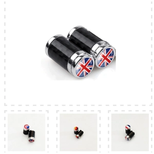 Carbon Valve Inner Tube Caps for BROMPTON