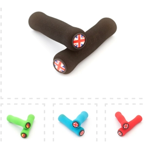 Foam Grips + Plugs UK Flag for BROMPTON