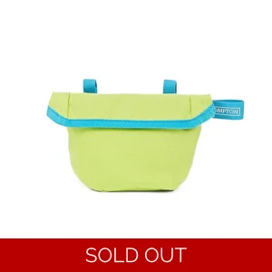 brompton Original Saddle Pouch Bag in Lime Green and Lagoon Blue