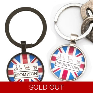 Keyring for Brompton Black / Silver / Bronze