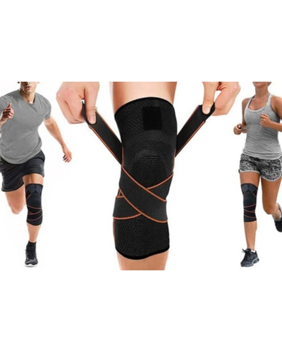 Knee Compression Sleeves with Adjustable Straps Knee Compression Sleeves with Adjustable Straps