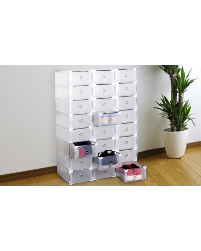 Foldable Shoe Storage Organisers 8 Boxes Foldable Shoe Storage Organisers 8 Boxes
