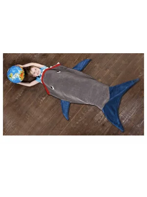Kids shark blanket