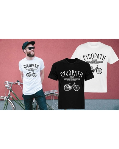 Men's Cycopath Bike Lover Cycling T-Shirts