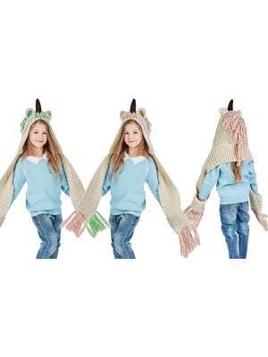 Kids Unicorn Winter Hat.. Kids Unicorn Winter Hat..