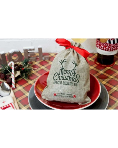 Mini Christmas Table Gift Sack