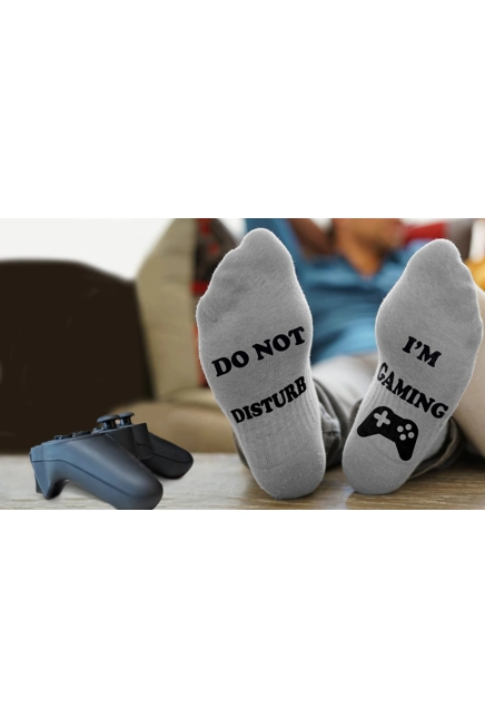 Do Not Disturb I'm Gaming Socks