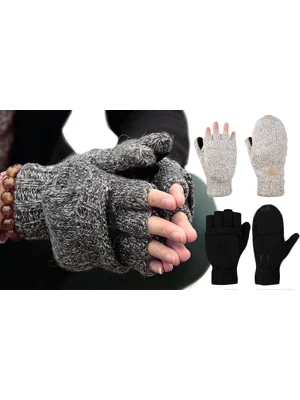 Winter Warm Wool Half-f..