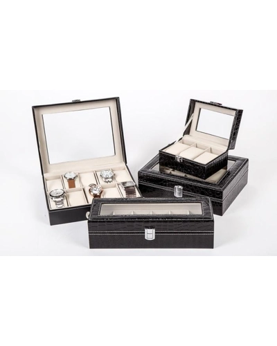 3, 6 or 10 Piece Watch Boxes