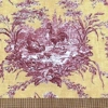 Waverly Valance French Toile La Petite Ferme Spice Gold Red Rooster