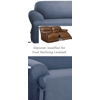 Dual Reclining LOVESEAT Slipcover T Cushion Cotton Blue Sure Fit Cover