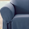 Reclining CHAIR Slipcover Cotton Blue Sure Fit Armchair Slip Cover