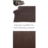 Dual Reclining LOVESEAT Slipcover TWILL Suede Chocolate Sure Fit Cover