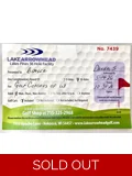 GOLF CERTIFICATE