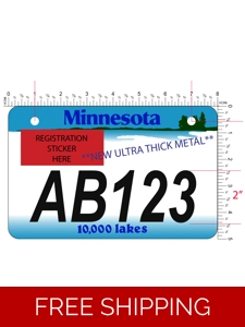 Minnesota ATV license Plate **Free Shi..