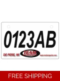 TEAM MOTORSPORTS ATV Plate