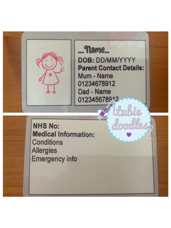 Medical Alert Card