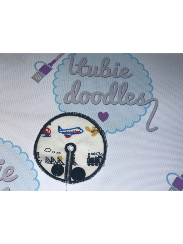 Transport Cream Tubie Doodles Pad