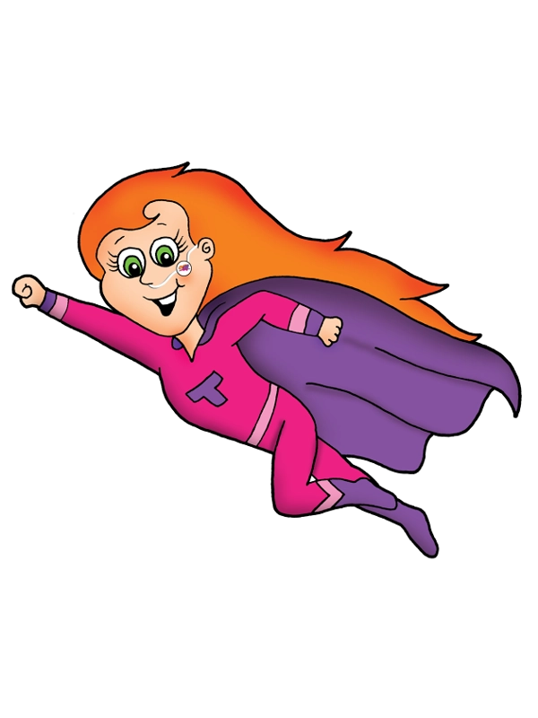 Superhero Tubie Girl Flying