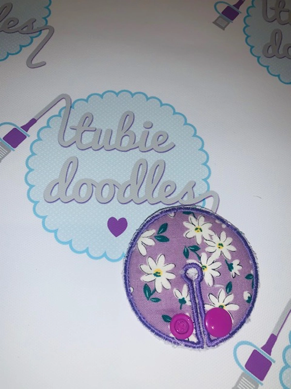 Purple Daisy Tubie Doodles Pad